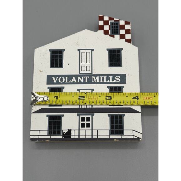 Vintage Cat's Meow Fall Series Volant Mills Building READ DETAILS - Picture 4 of 4
